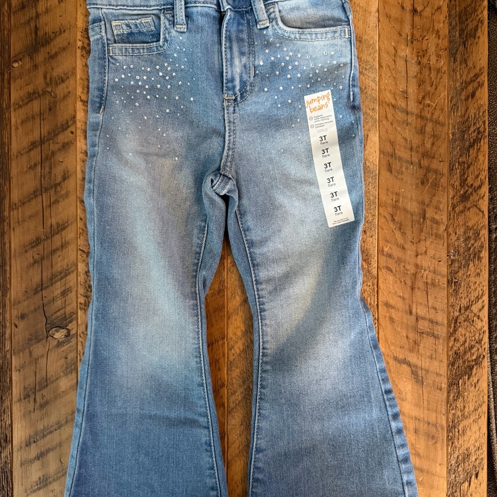 Jumping Beans Light Blue Kids Flare Jeans